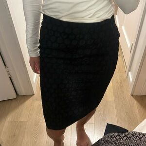 Maeve black pencil skirt